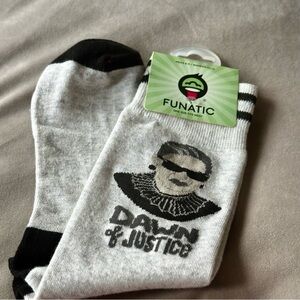 Women’s Funatic Crew Socks RGB Dawn Of Justice One Size Fits 7.5-12 Brand New